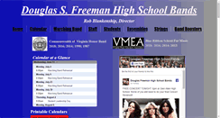 Desktop Screenshot of freemanband.org